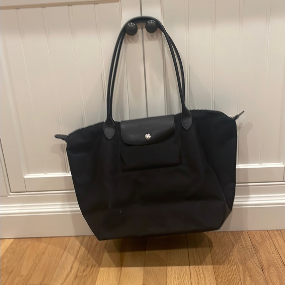 Longchamp Le Pliage Black Tote Bag
